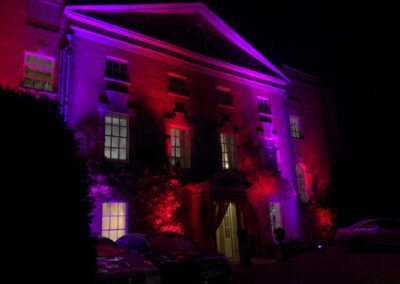Outdoor lighting effects - Slick Events Ltd, Bournemouth, Dorset