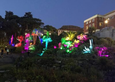 Outdoor lighting effects - Slick Events Ltd, Bournemouth, Dorset