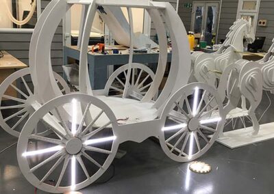 Cinderella's Carriage: Set props and set building from Slick Events