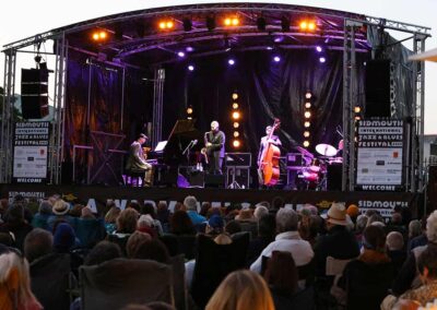 Curtis Stigers performing at the Sidmouth Jazz Festival May 2023 (Slick Staging)