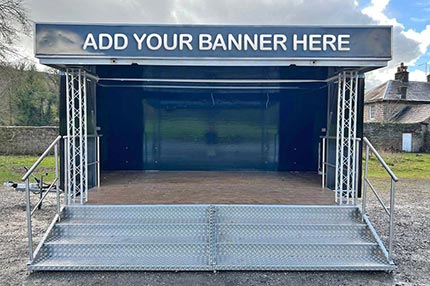 Slick Staging: Multi-purpose trailer stage hire in Devon, Dorset, Wiltshire & Hampshire Slick Staging: Multi-purpose trailer stage hire in Devon, Dorset, Wiltshire & Hampshire