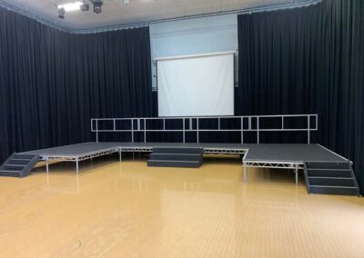 Performance stage for amateur dramatics - Slick Staging