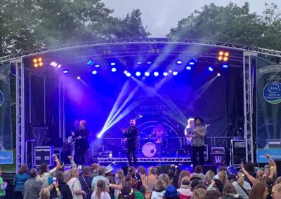 Music By The Lake - Arch Roof Stage Hire from Slick Events